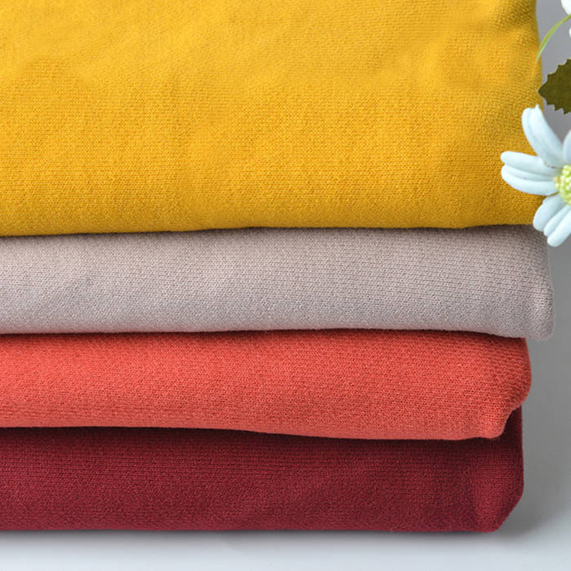 brushed french terry fabric sweatshirt hoodie